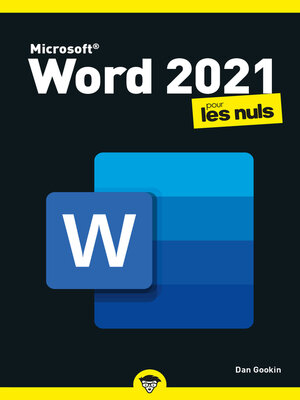 cover image of Word 2021 Pour les Nuls poche